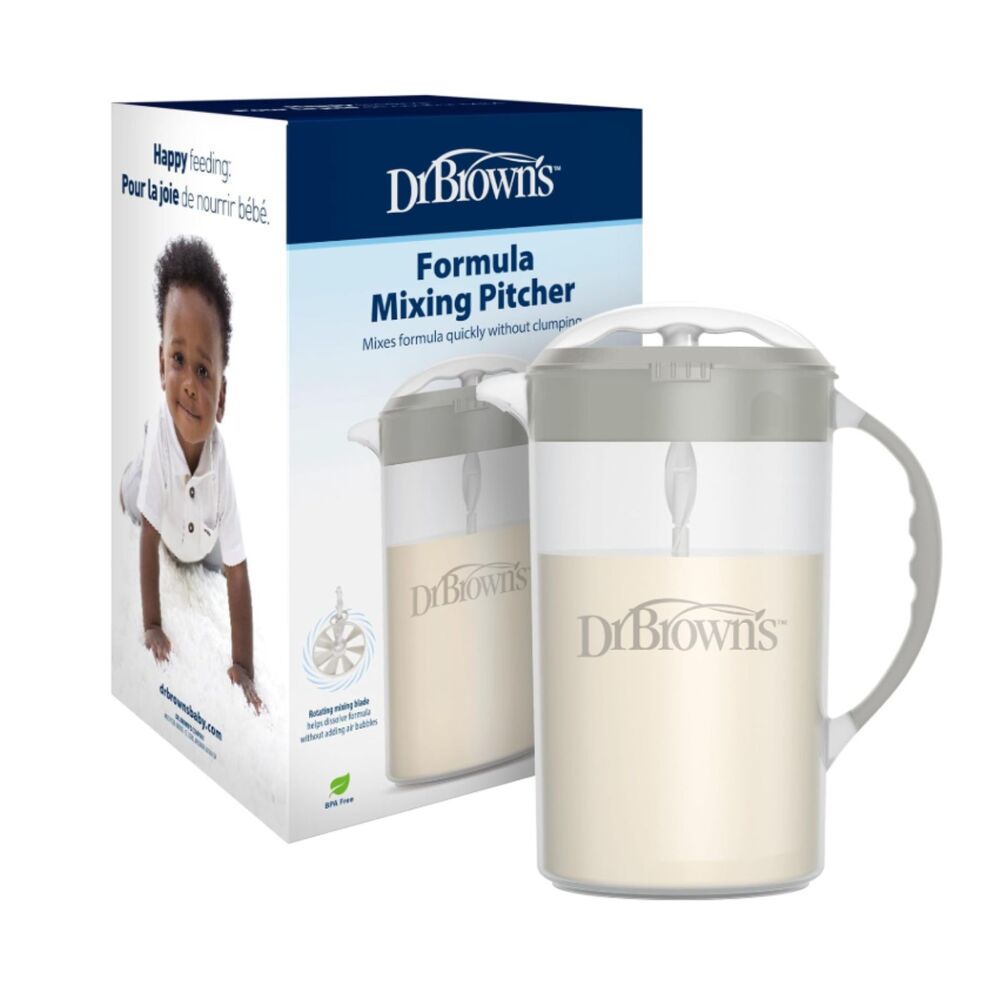 Dr. Brown's Formula Mixing Pitcher 36oz Makes Four 8oz Bottles Baby Feeding